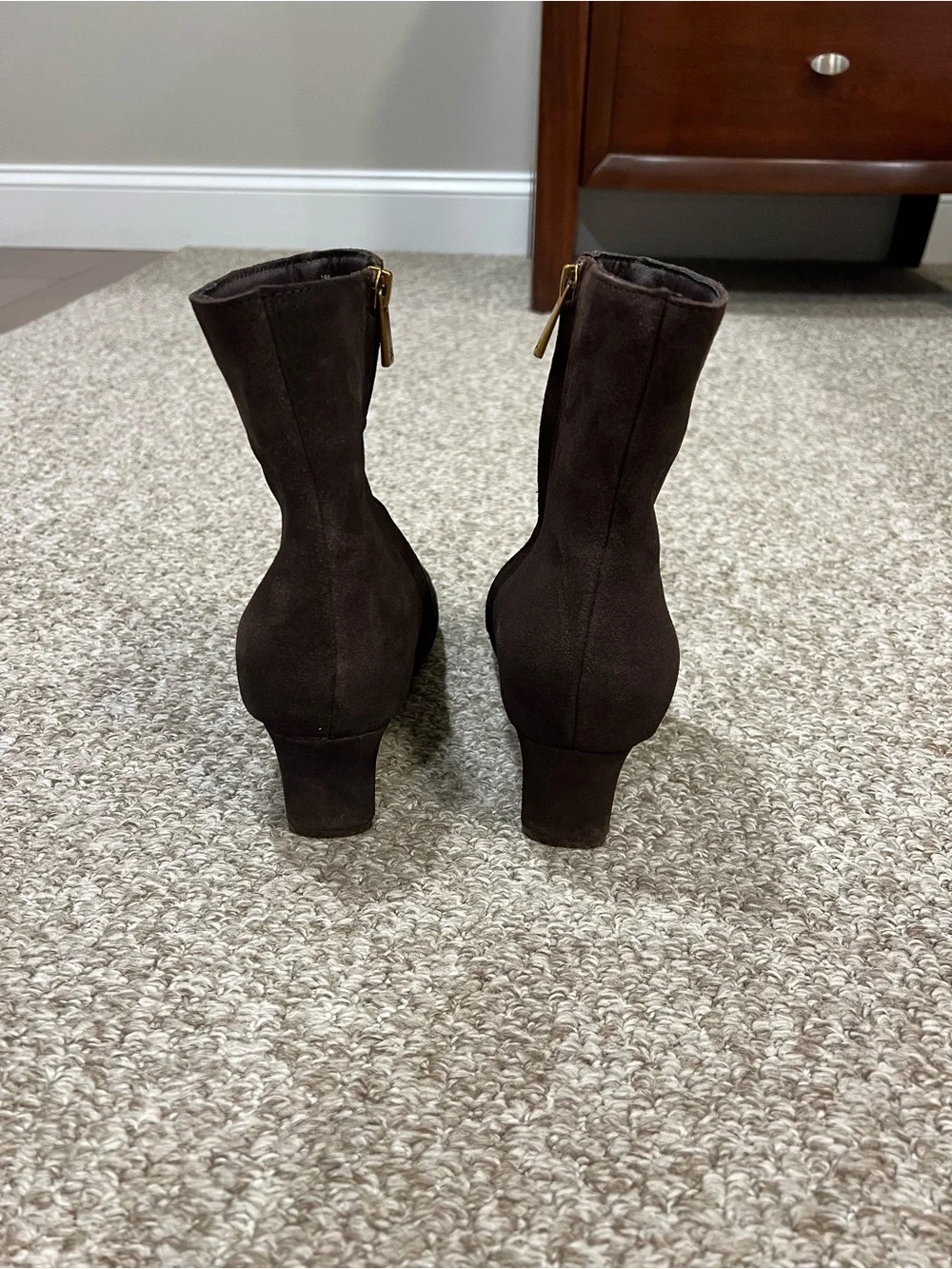 Splendid Chocolate Brown Suede Ankle Boots
